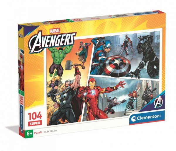 Puzzle Super 104 elementów. The Avengers