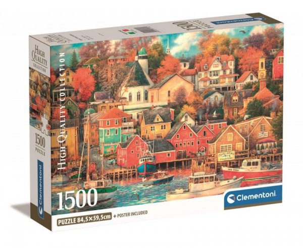 Puzzle 1500 elementów. Compact Good Times Harbor