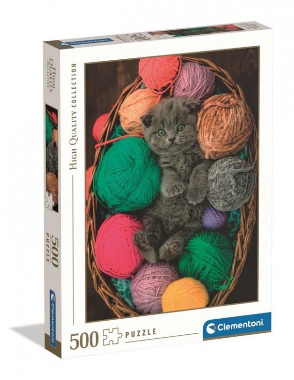 Puzzle 500 elementów. HQ Fluffy Kitten