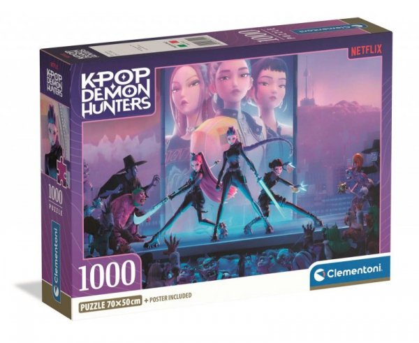 Puzzle 1000 elementów. Compact. KPop Demon Hunters