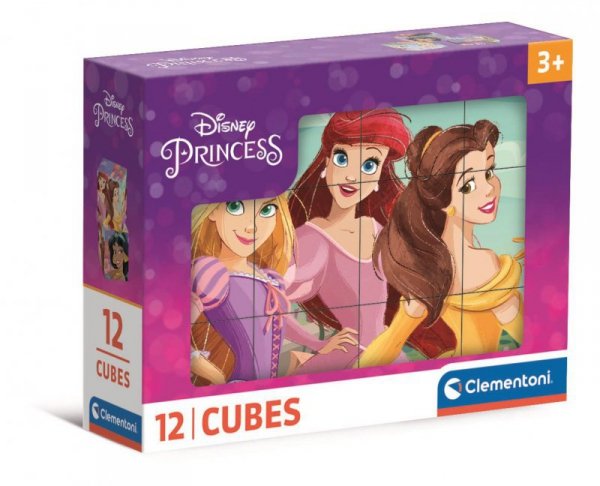 Klocki 12 elementów. Princess