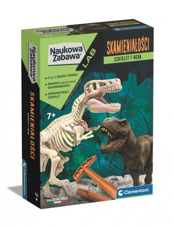 Naukowa zabawa. Skamieniałości. T- REX