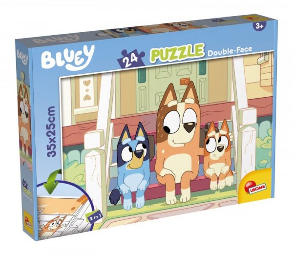 Lisciani. Lisciani. Puzzle Bluey  Monkey Jocks dwustronne. 24 elementów