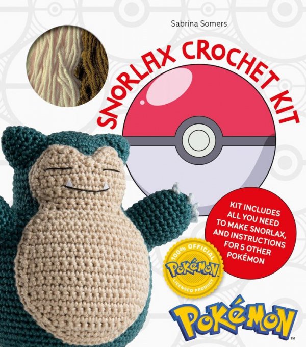 Pokemon Crochet. Snorlax Kit – Snorlax Materials + Instructions for 5 Other Pokemon