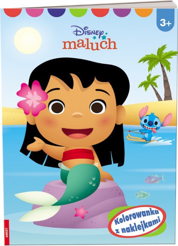 Kolorowanka z naklejkami. Disney maluch. Ameet