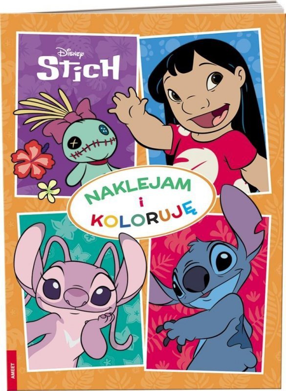 Stich. Naklejam i koloruję