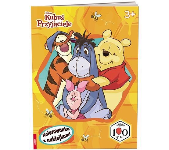 Disney Kubuś i przyjaciele. Kolorowanka z naklejkami