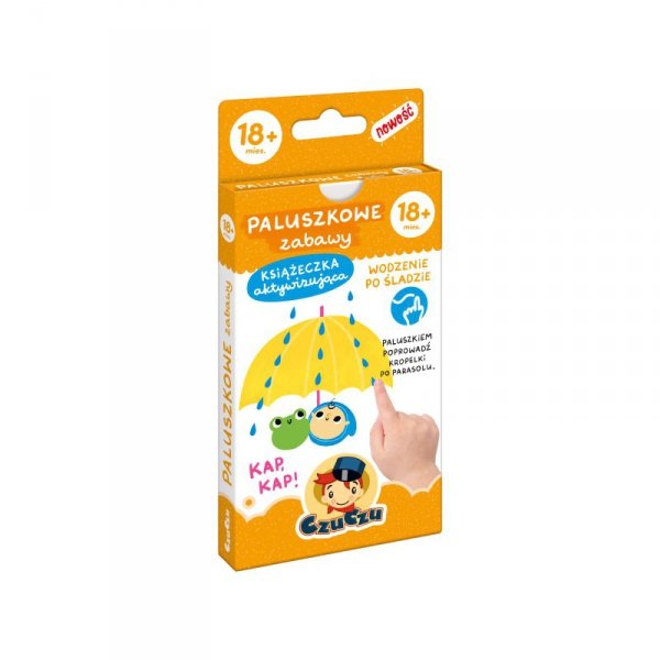 CzuCzu. Paluszkowe zabawy. Książeczka aktywizująca 18m+