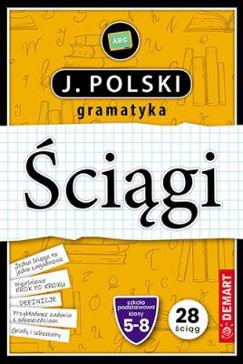 Ściągi. Karty edukacyjne. Język polski, gramatyka. Klasy 5-8