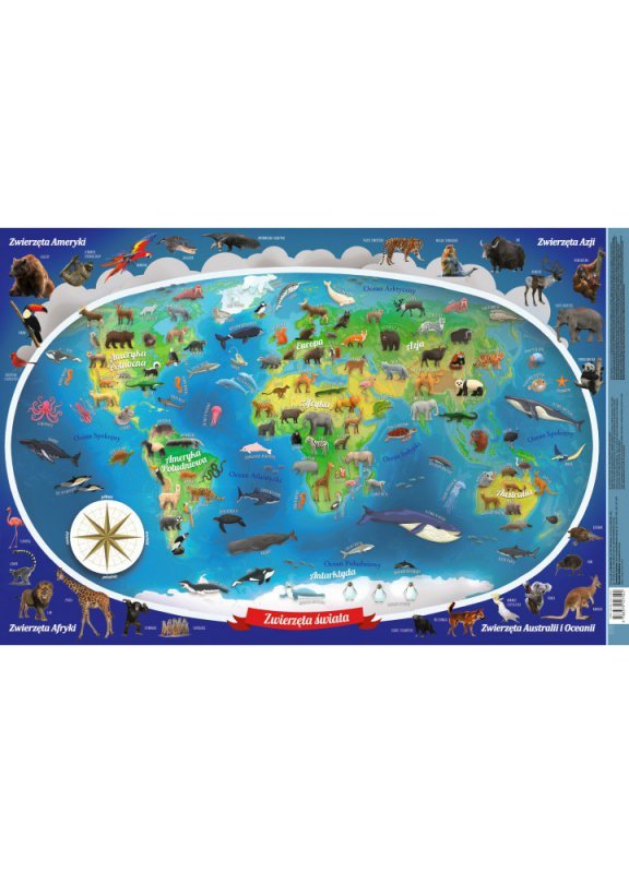 Europa - mapa polityczna JUNIOR. Mappuzzle. Plakat