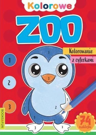 Kolorowanka. Kolorowe ZOO
