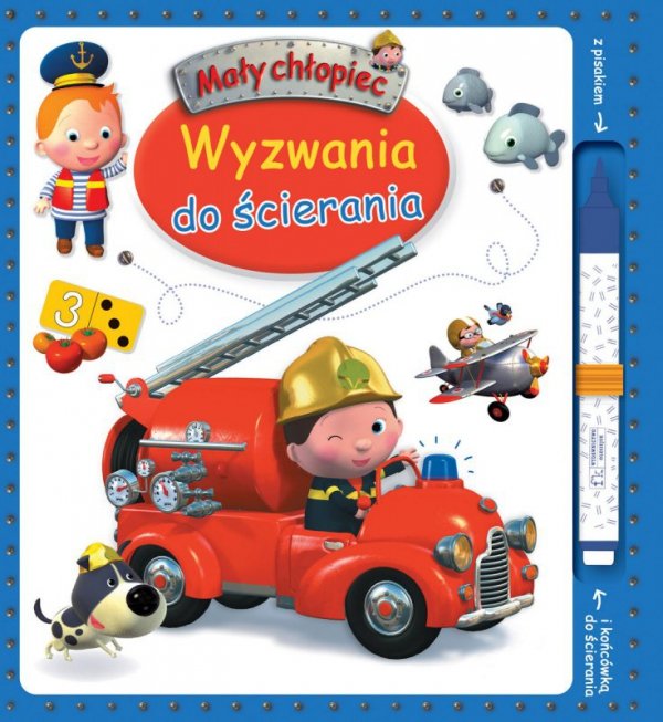 Wyzwania do ścierania. Mały chłopiec