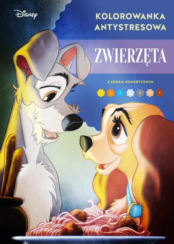Zwierzęta. Disney. Kolorowanka antystresowa