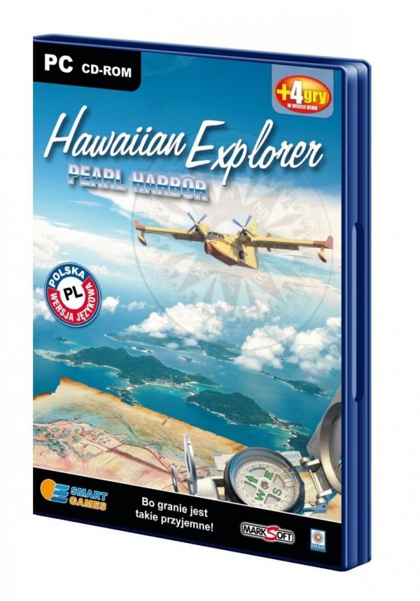 Hawaiian Explorer. Pearl Harbor. Smart games. PC CD-ROM + 4 gry w wersji demo