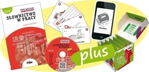 TESTUJ SWÓJ POLSKI PLUS. Słownictwo w pracy. Poziom A2-B1-B2. Książka + fiszki obrazkowe + CD MP3