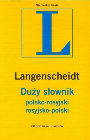 Duży słownik polsko-rosyjski, rosyjsko-polski Langenscheidt