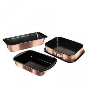 ZESTAW 3 FORM DO PIECZENIA BERLINGER HAUS Rose Gold BH-7633