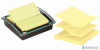 Karteczki samoprzylepne POST-IT_ Super Sticky Z-Notes XL w linię (R440-SSCY), 101x101mm, 5x90 kart., żółte