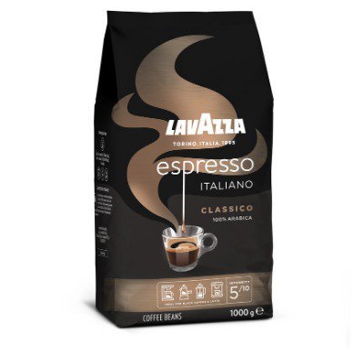 KAWA LAVAZZA CAFE ESPRESSO ITALIANO 1KG CLASSICO ZIARNO 6 sztuk w kartonie