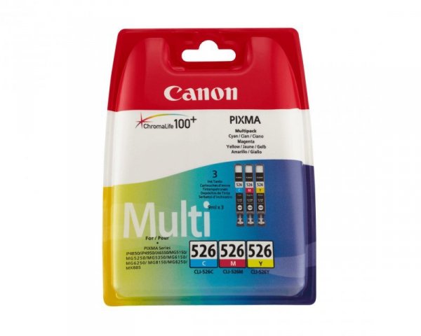 Canon Tusz CLI-526 CMY 3pack 3 x 520s