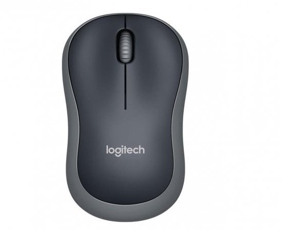 Logitech Mysz M185 szara Bezprzewodowa