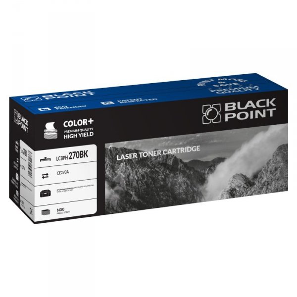 Black Point toner LCBPH270BK zastępuje HP CE270A, czarny