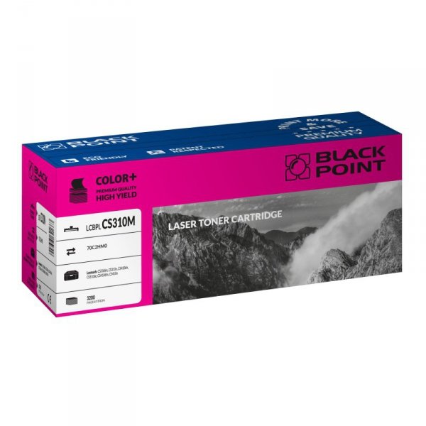 Black Point toner LCBPLCS310M zastępuje Lexmark 70C2HM0, czerwony