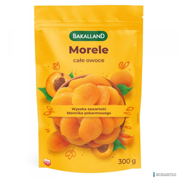 Morele suszone 300g BAKALLAND