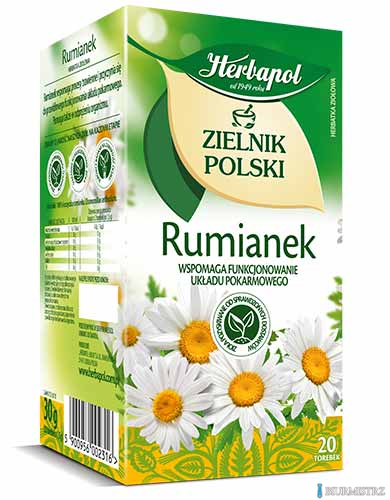 Herbata HERBAPOL ZIELNIK POLSKI Rumianek (20 torebek)