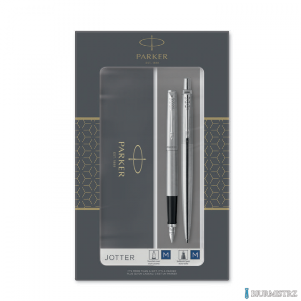 Zestaw JOTTER STAINLESS STEEL CT (Długopis + Pióro wieczne) PARKER 2093258