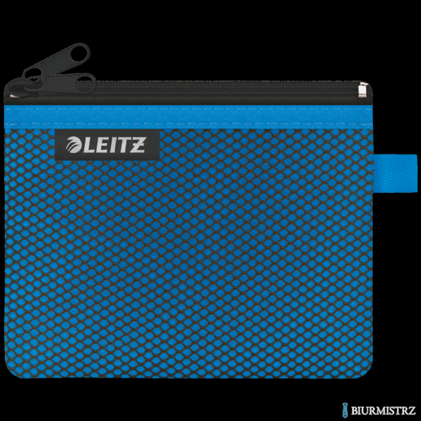 Koszulka z suwakiem z dwoma przegródkami Leitz WOW, rozmiar S, niebieska 40110036