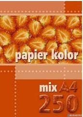 Papier xero A4 80g mix kolorów (250 arkuszy) KRESKA