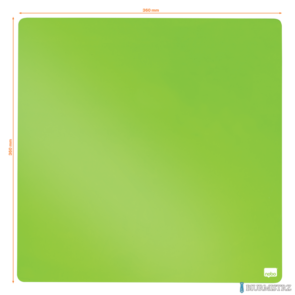 Tabliczka magnetyczna REXEL 360x360mm zielona 1903773