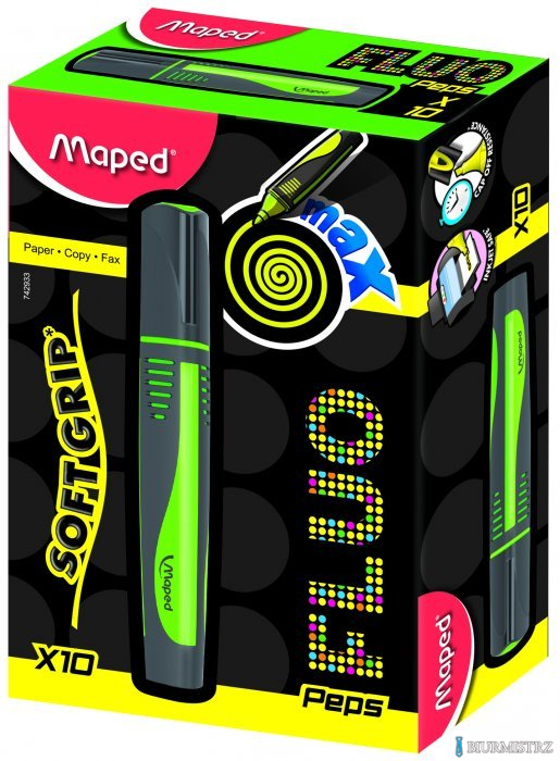 Zakreślacz FLUO PEPS max zielony MAPED 742933