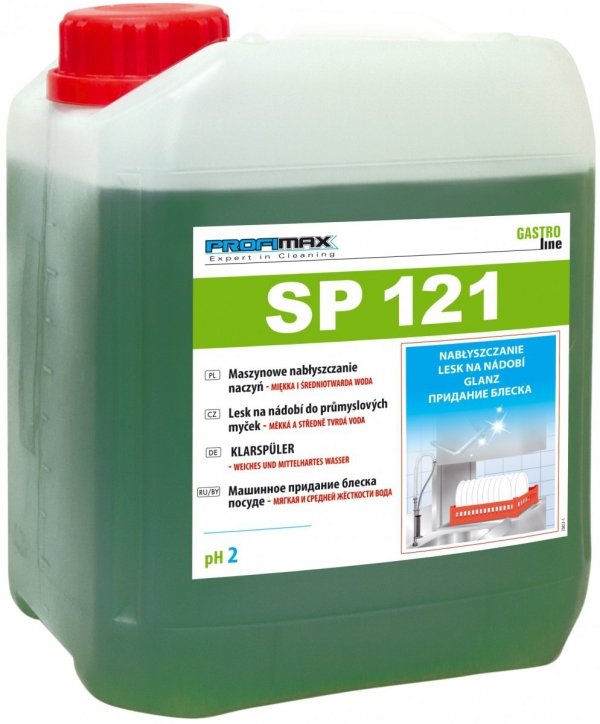 PROFIMAX SP 121 - maszynowe nabłyszczanie naczyń (woda miękka i średniotwarda) 5L