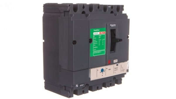 Schneider Electric, Compact CVS, wyłącznik mocy 36kA , wyzwalacz termomagnetyczny 50A , 4P