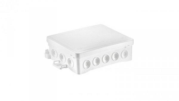 Puszka naścienna 90x40x135mm z dławnicą zintegrowaną samozatrzaskowa, bezhalogenowa, seria FASTBOXiHOOK biała IP54 NS9 35404106