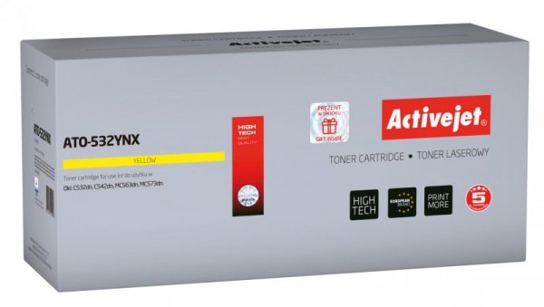 Toner Activejet ATO-532YNX (zamiennik OKI 46490605 Supreme 6000 stron żółty)
