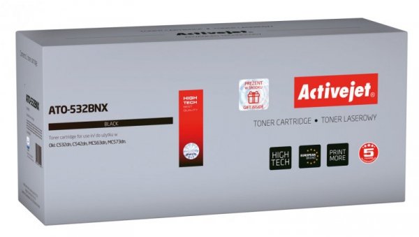 Toner Activejet ATO-532BNX (zamiennik OKI 46490608 Supreme 7000 stron czarny)