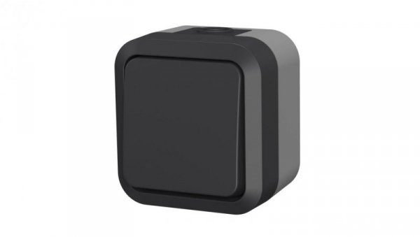 Łącznik 2-biegunowy podwójny natynkowy Aqua Pro IP55 szaro grafitowy 60321