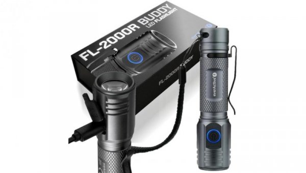 Latarka ręczna 20W LED everActive FL-2000R Buddy 2000 lumenów IPX