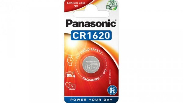Bateria CR1620 1BL PANASONIC 3V 70mAh (1 szt.)