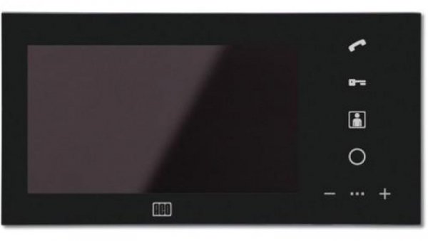 ACO INS-MP7 BK (Czarny) Monitor INSPIRO - kolorowy cyfrowy 7” do systemów videodomofonowych