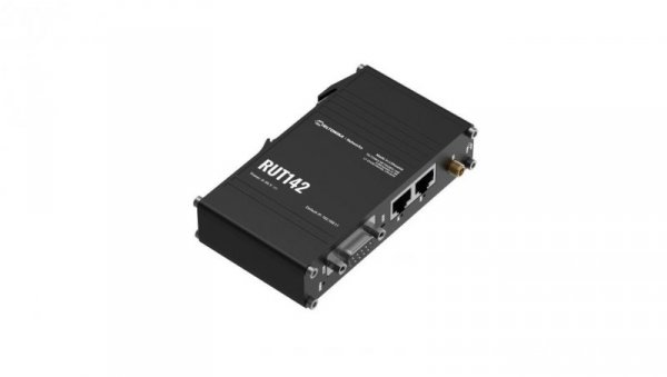 Router przemysłowy WiFi 4, RS232, 2x RJ45 100Mb/s, IP30 Teltonika RUT142