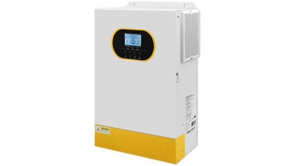 Qoltec Hybrydowy inwerter solarny Off-Grid 5.5kVA 5.5kW 100A MPPT LCD BMS Sinus