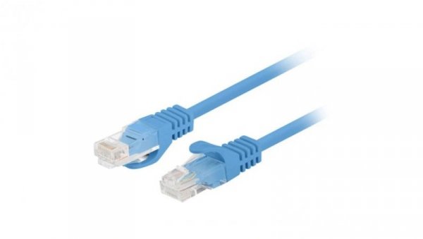 Patchcord UTP kat.6 kabel sieciowy LAN 2x RJ45 linka niebieski 10m LANBERG