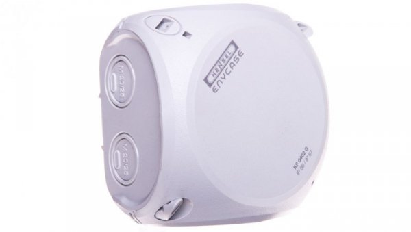 Puszka odgałeźna n/t bez zacisków 130x130x77mm szara IP66/67 KF 0600 G 62000051
