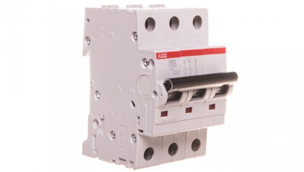 Wyłącznik nadprądowy 3P C 63A 6kA AC S203-C63 2CDS253001R0634