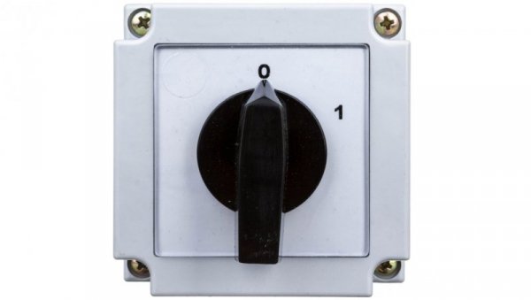 Łącznik krzywkowy 0-1 2P 10A w obudowie 4G10-91-PK R014 63-840395-011