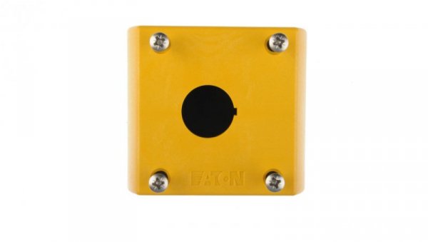 Obudowa kasety 1-otworowa 22mm żółta IP67 M22-IY1 216536